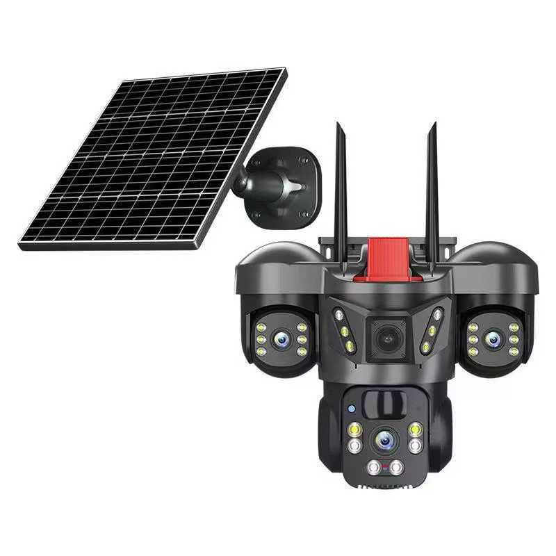 SP16 AOV 3 lens 1 ptz solar camera