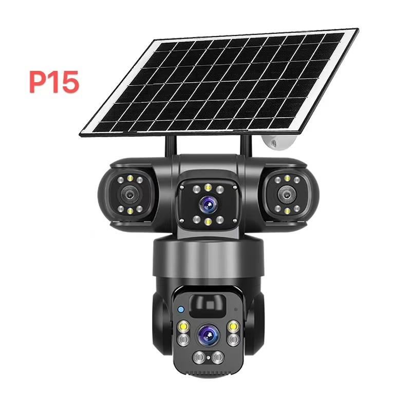 P15 AOV 2 lens 1 ptz solar camera