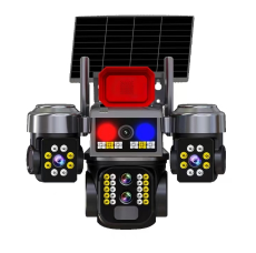 XW818 10x zoom AOV 3 lens 1 ptz solar camera 10x zoom