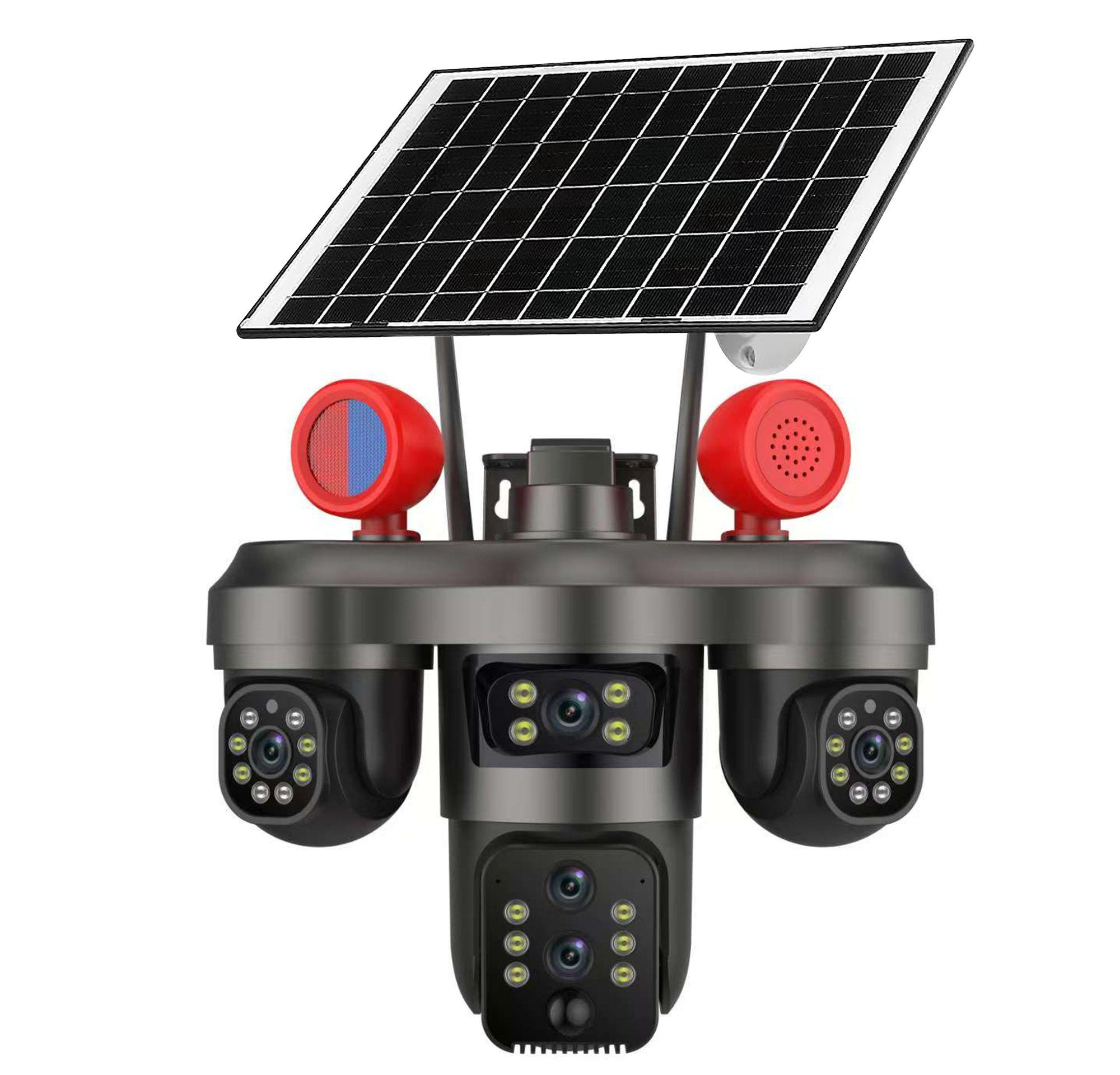 LK-CTF8Z 10X ZOOM AOV 4 lense 3 ptz solar camera 10X ZOOM