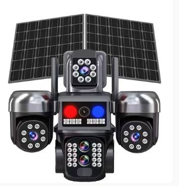 LK-XWF10 AOV 4 lense 3 ptz solar camera