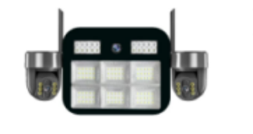 LK-ST630D AOV Solar Lamp and solar 2 ptz Camera
