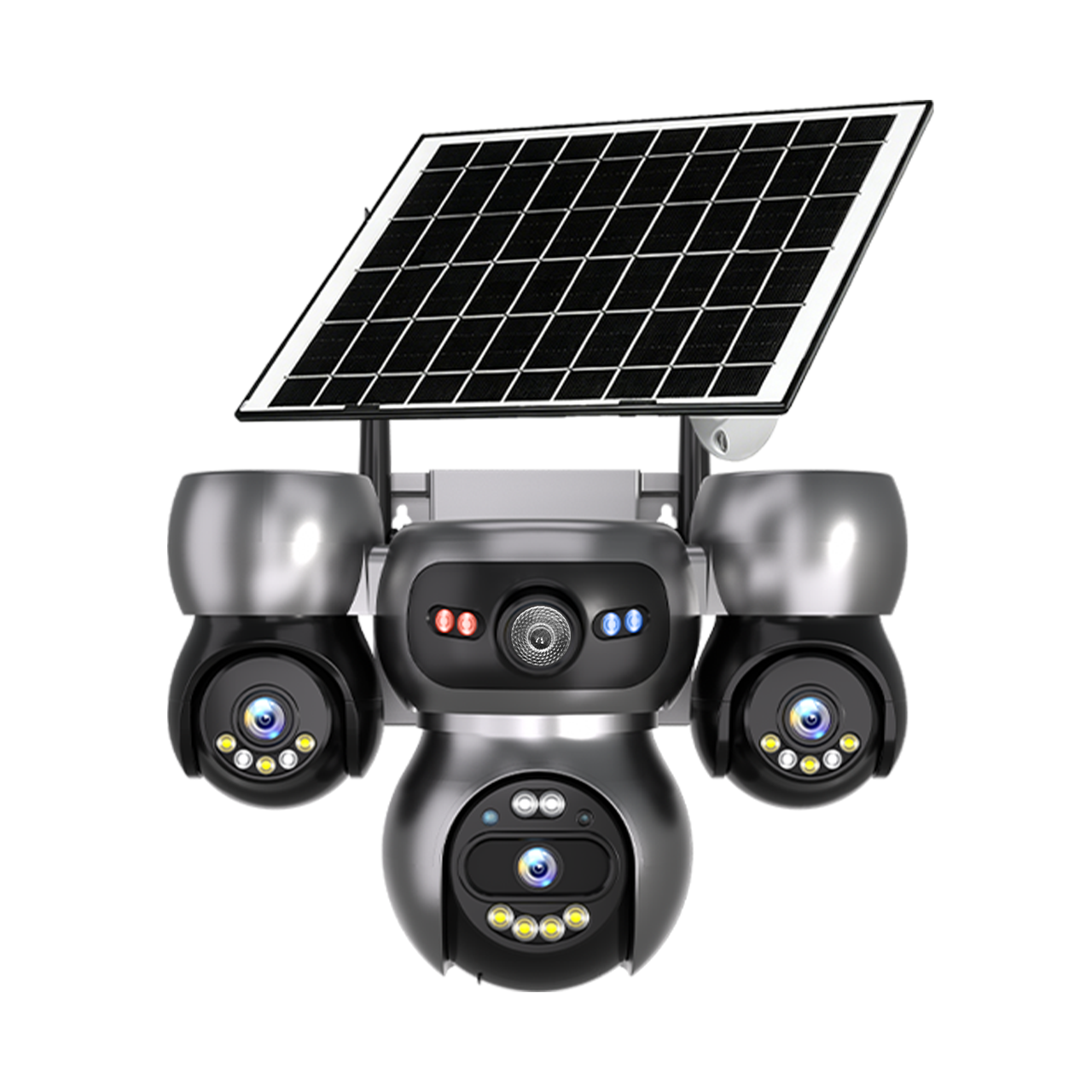LK-SP19 AOV 3 lens 1 ptz solar camera