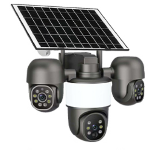 LK-CT38DF AOV 3 lense 3 ptz solar camera